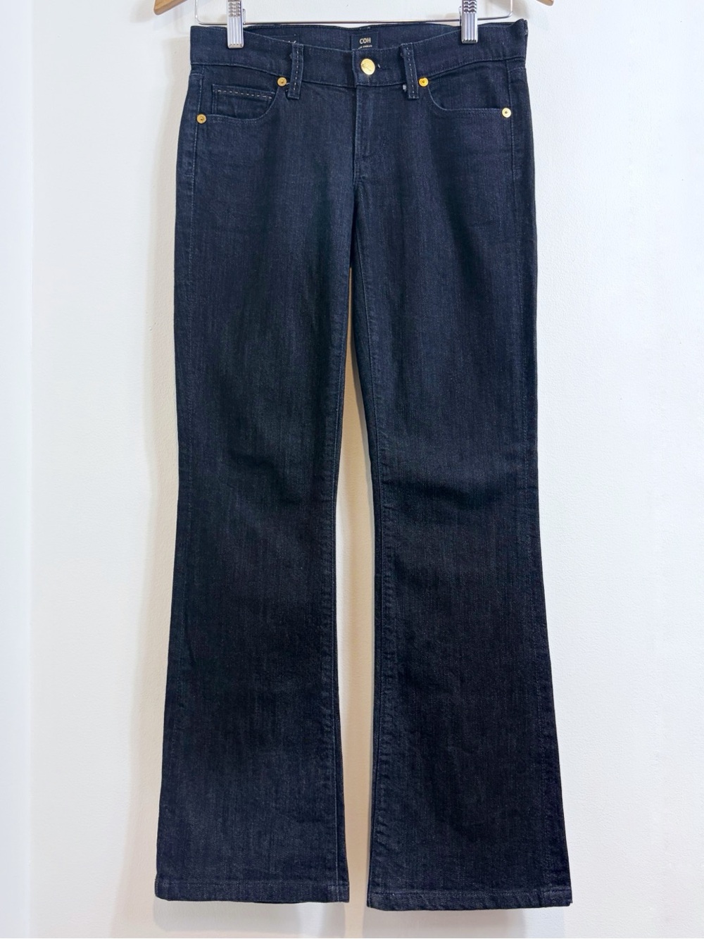 Citizens Of Humanity Kelly Stretch Low Waist Bootcut Gold Stitch Jeans
